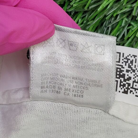 Vintage Braces Shirt Womens Large 21x25 White USA - Picture 7 of 14